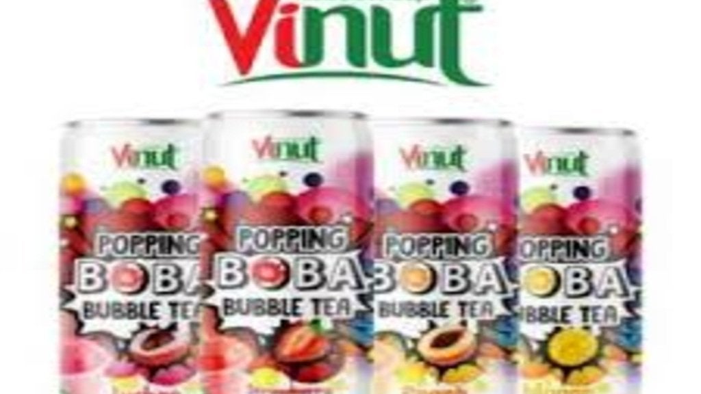 Popping Boba Bubble Tea Can