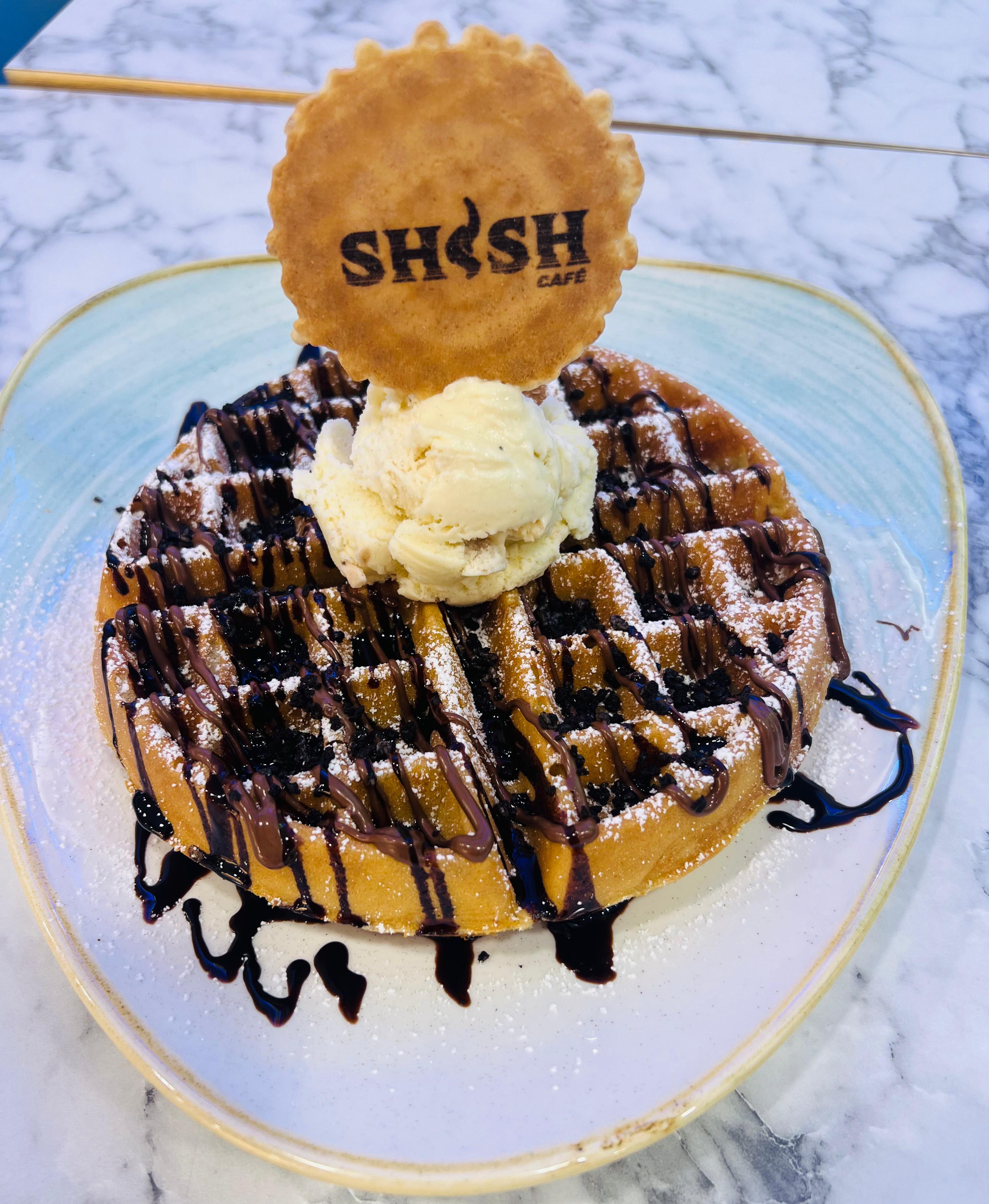 Oreo Crumble Waffle