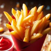 french fries large