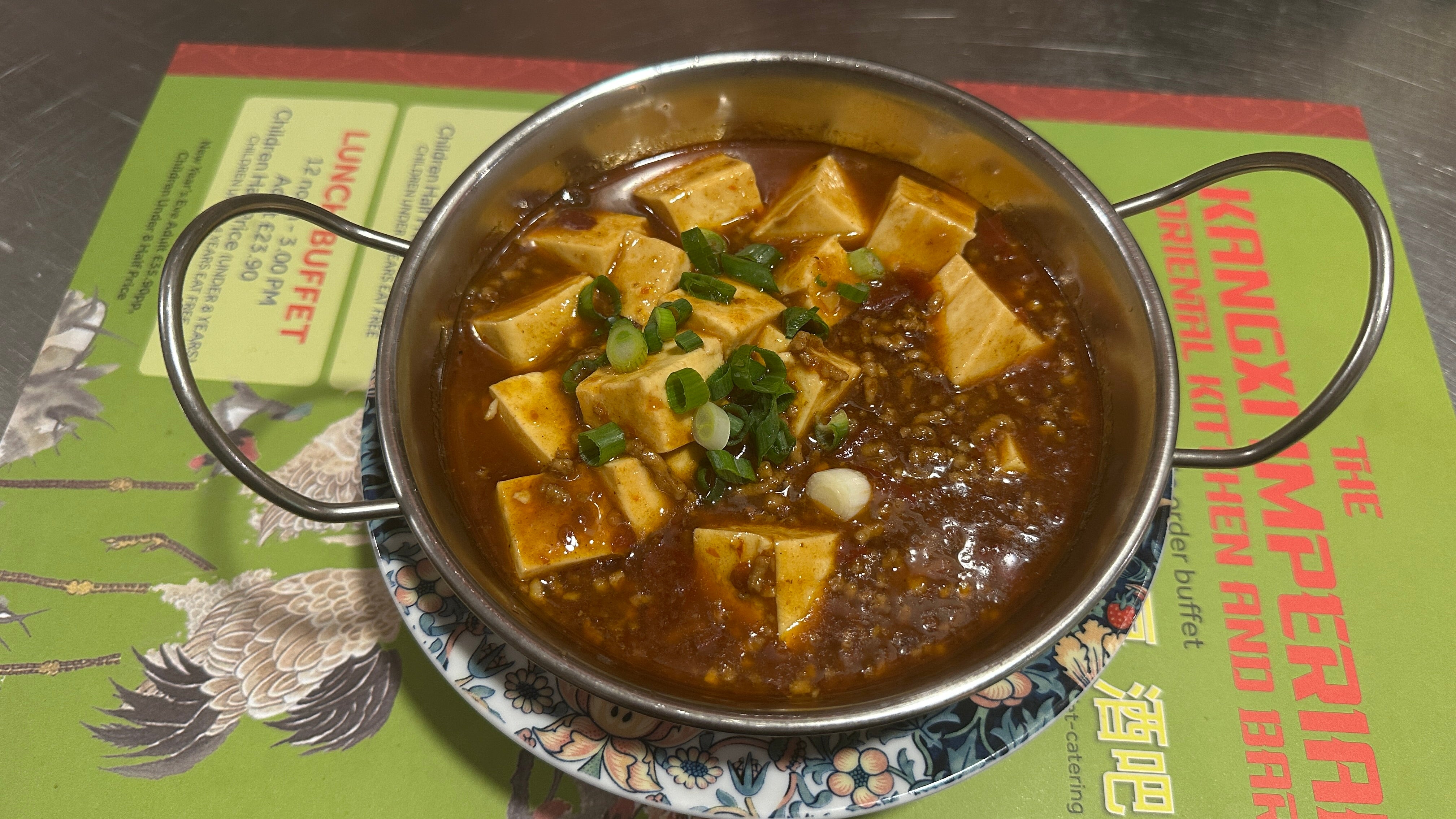 42. Spicy Mapu Tofu Chicken