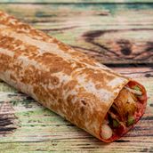 Chicken Shawarma Saj Bread