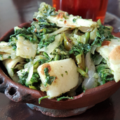 Kita Firfir With Spinach