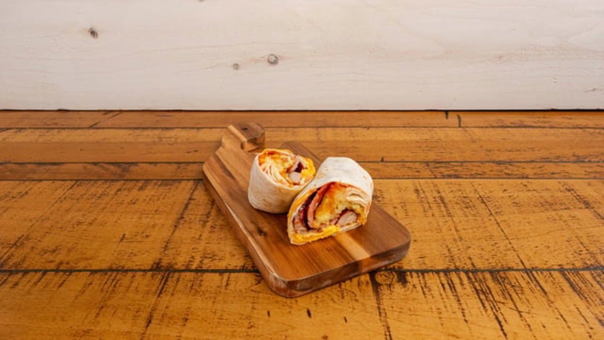 Ultimate Breakfast Wrap - HP Sauce