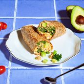 Avocado Egg Power Burrito
