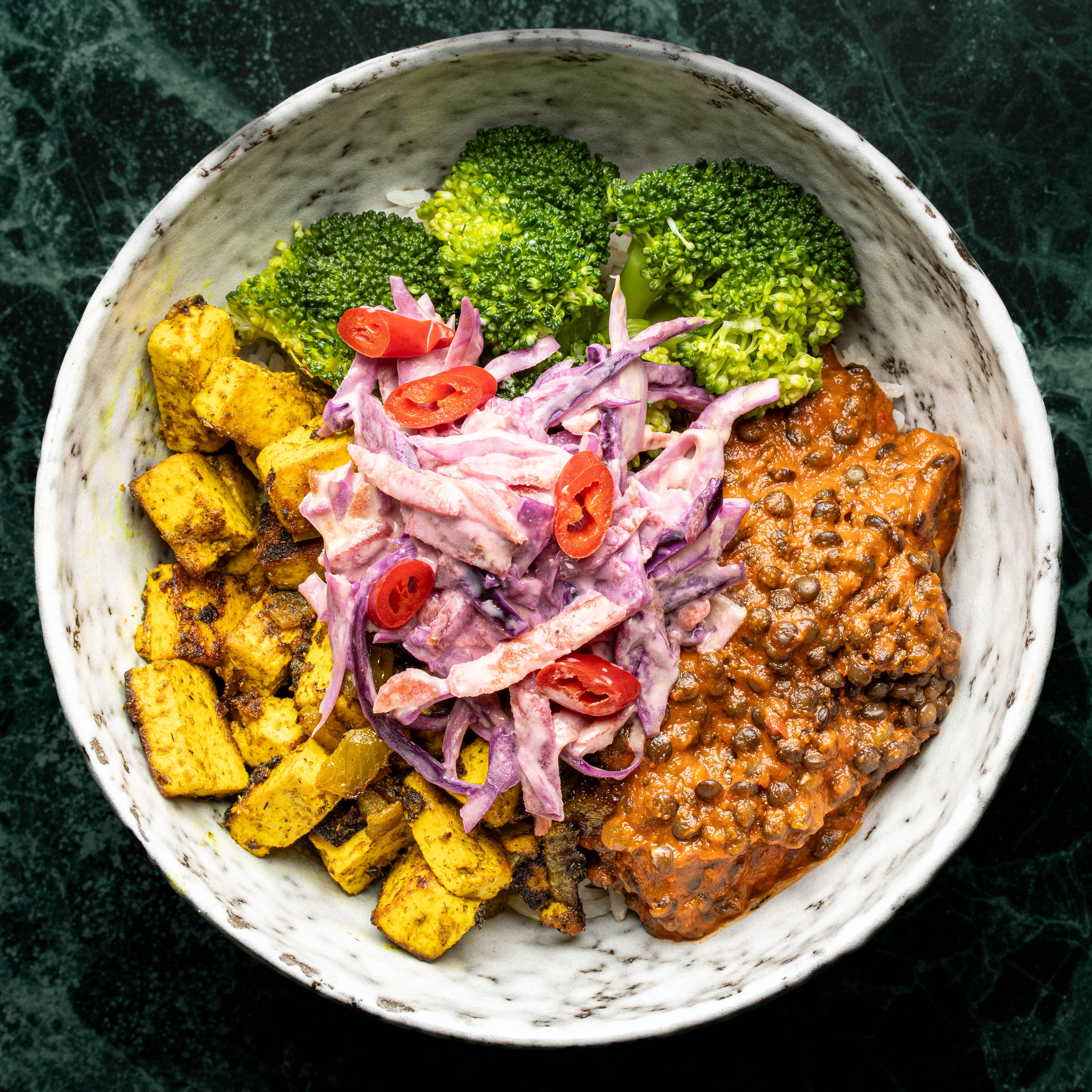 Lentil Chilli Bowl (GF, Ve)