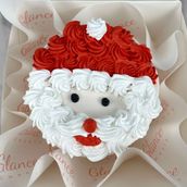 Santa Face Bento Cake