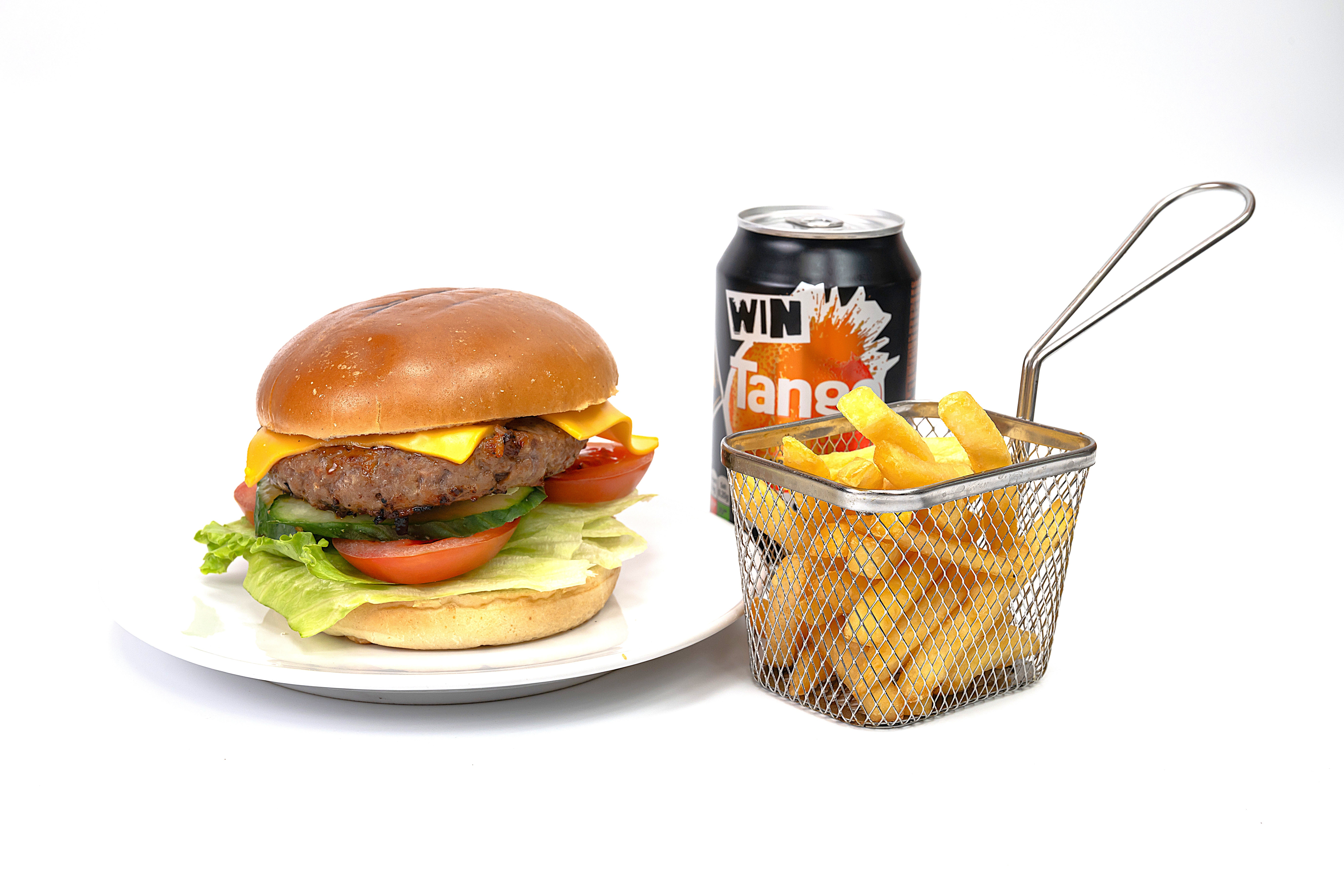 Gourmet Blaze Burger Meal (8oz)