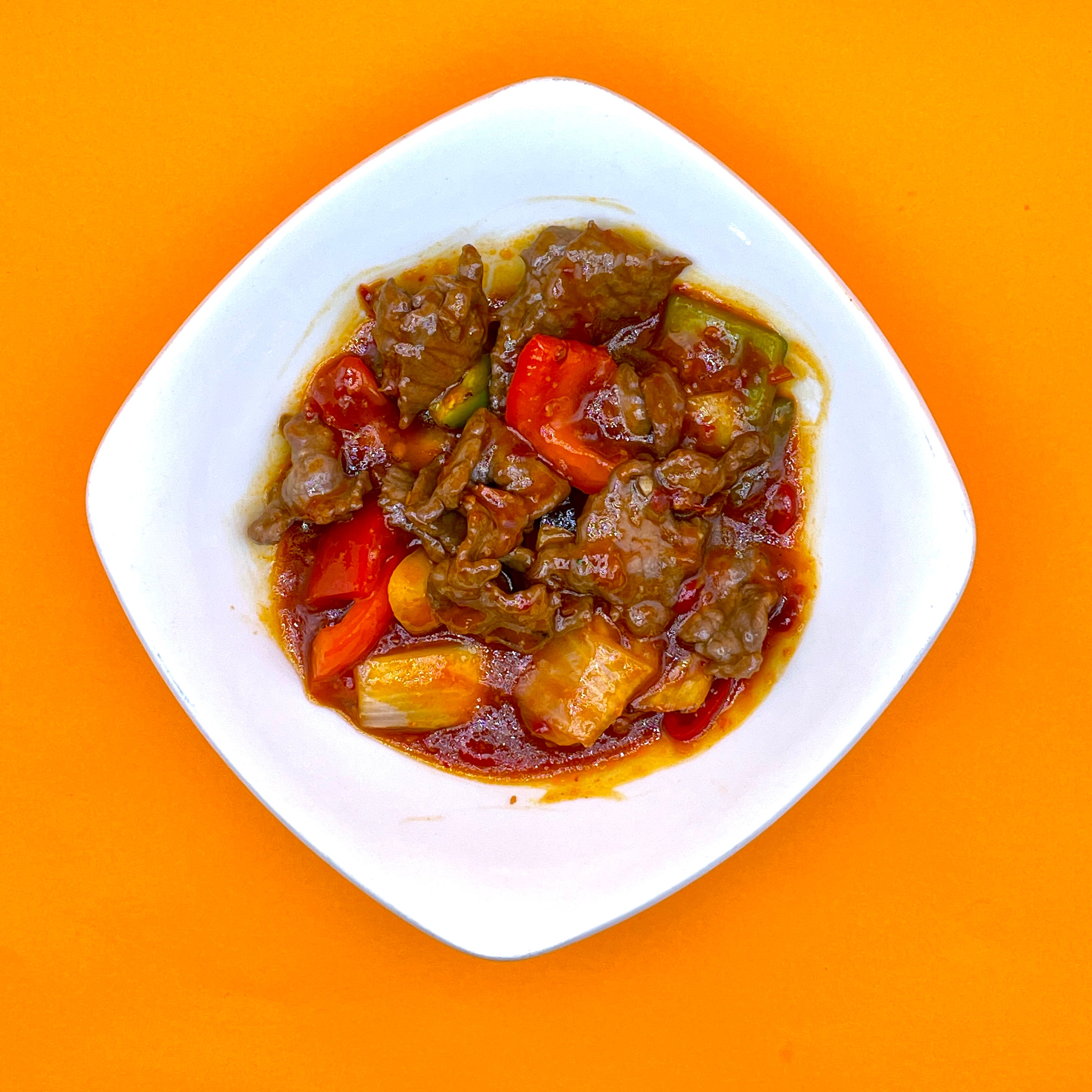Beef in Spicy Red Sauce ��️辣汁牛肉