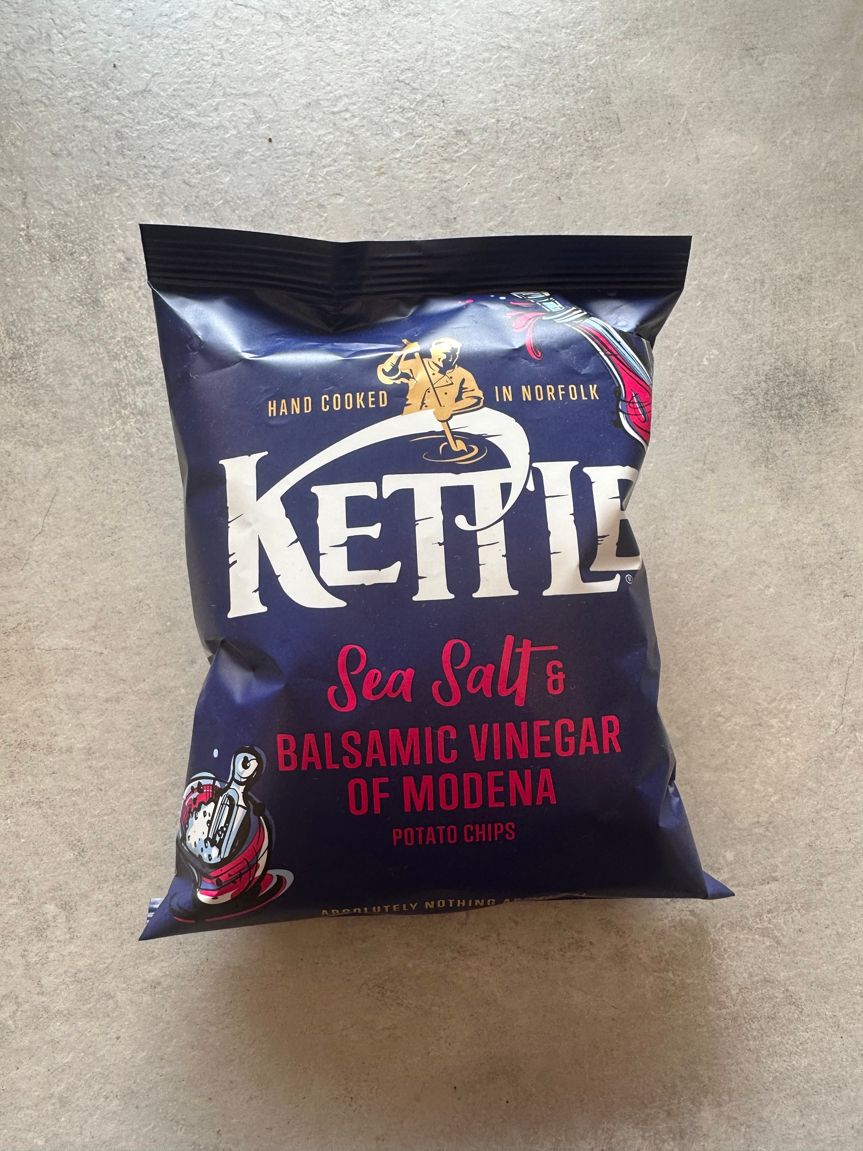 Kettle crisps balsamic vinegar