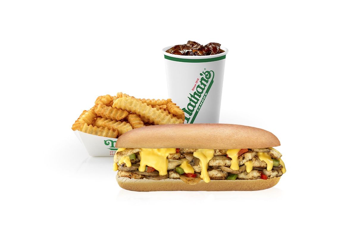 Large Chicken Supreme Cheesesteak Meal