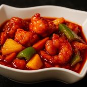 Chicken or Shrimp in Sweet and Sour Sauce