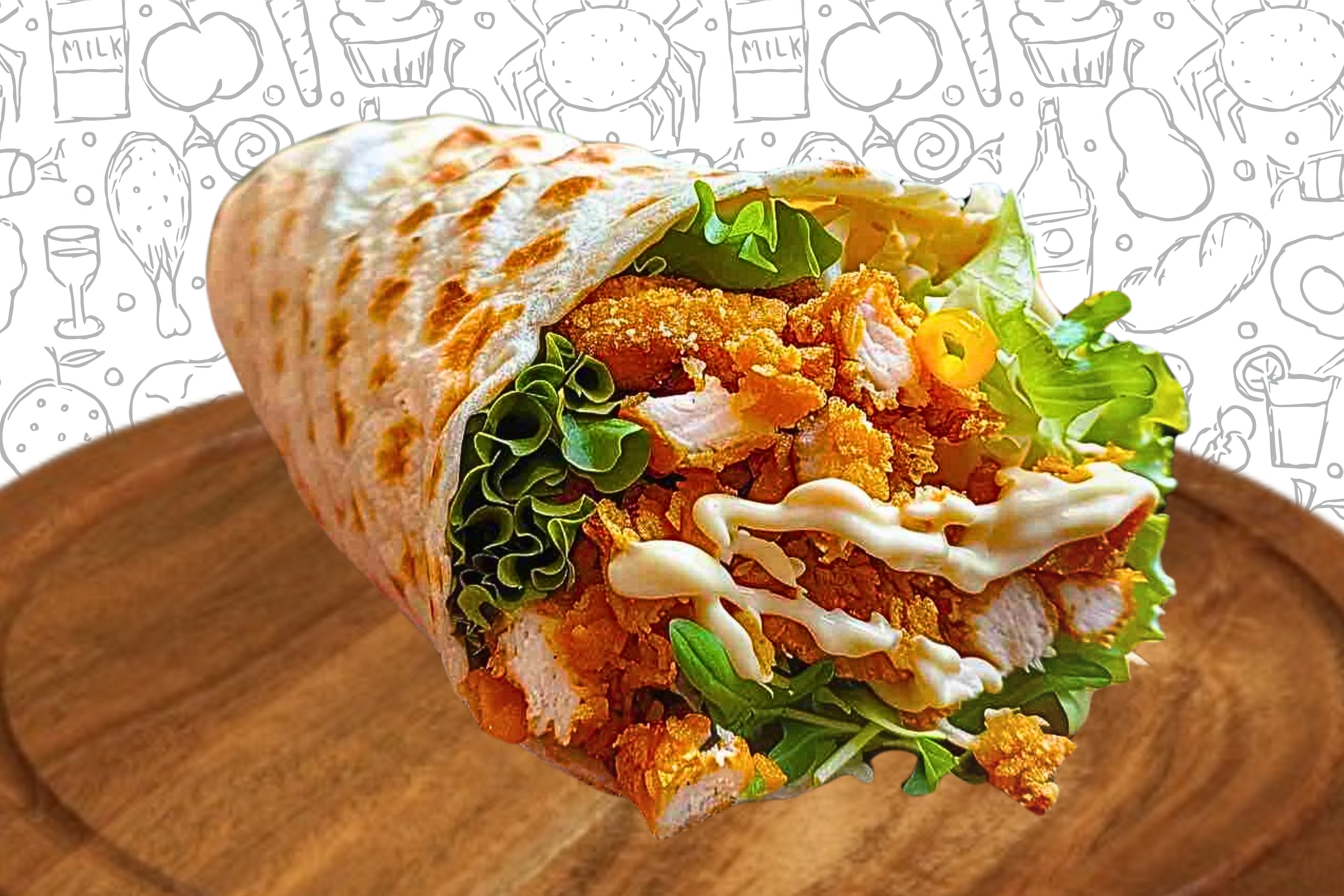 Crispy Chicken Wrap
