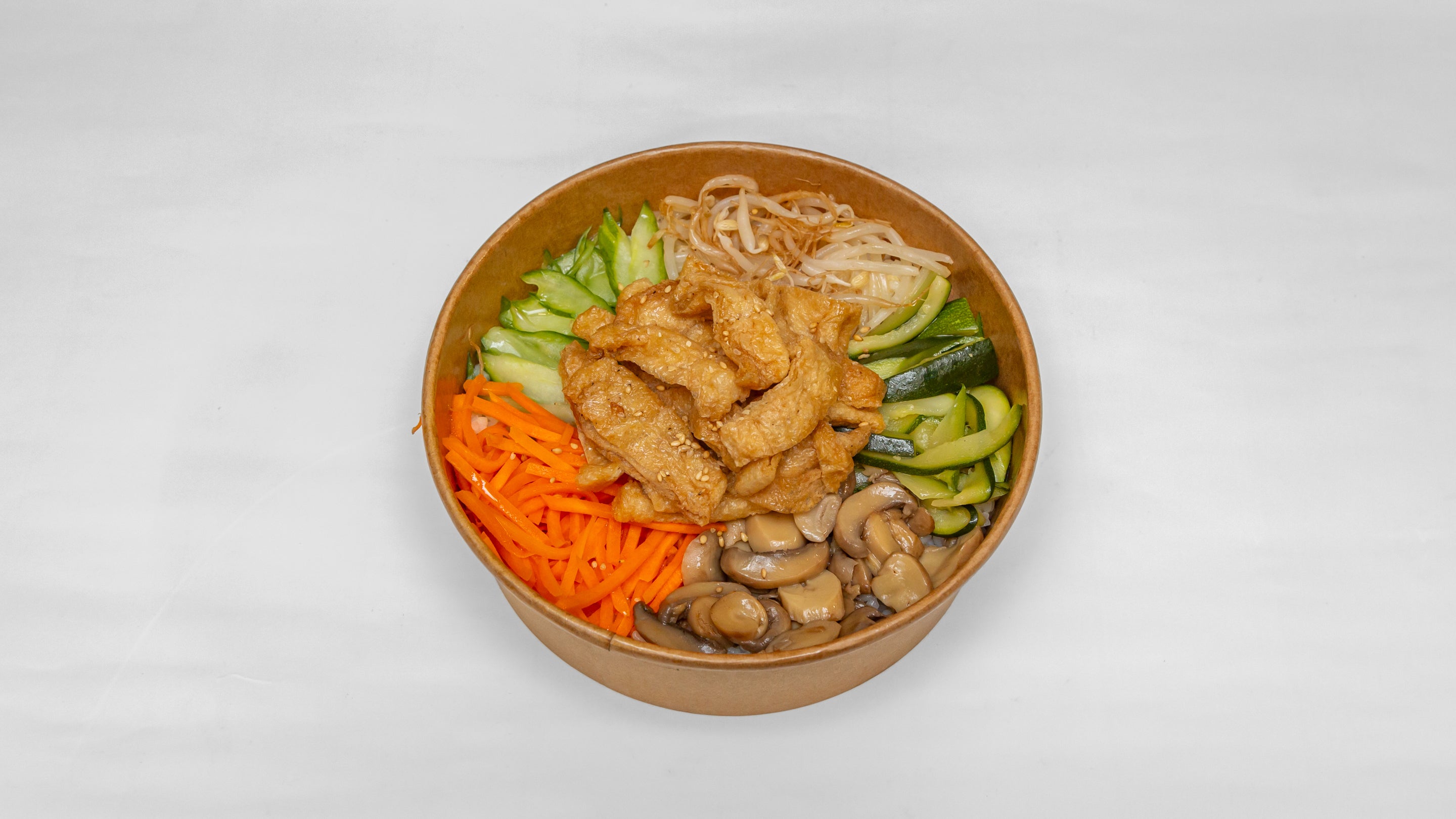 Fried Tofu Bibimbap