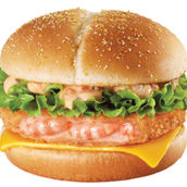 Prawns Burger Meal