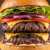 Grilled Beef Double Burger