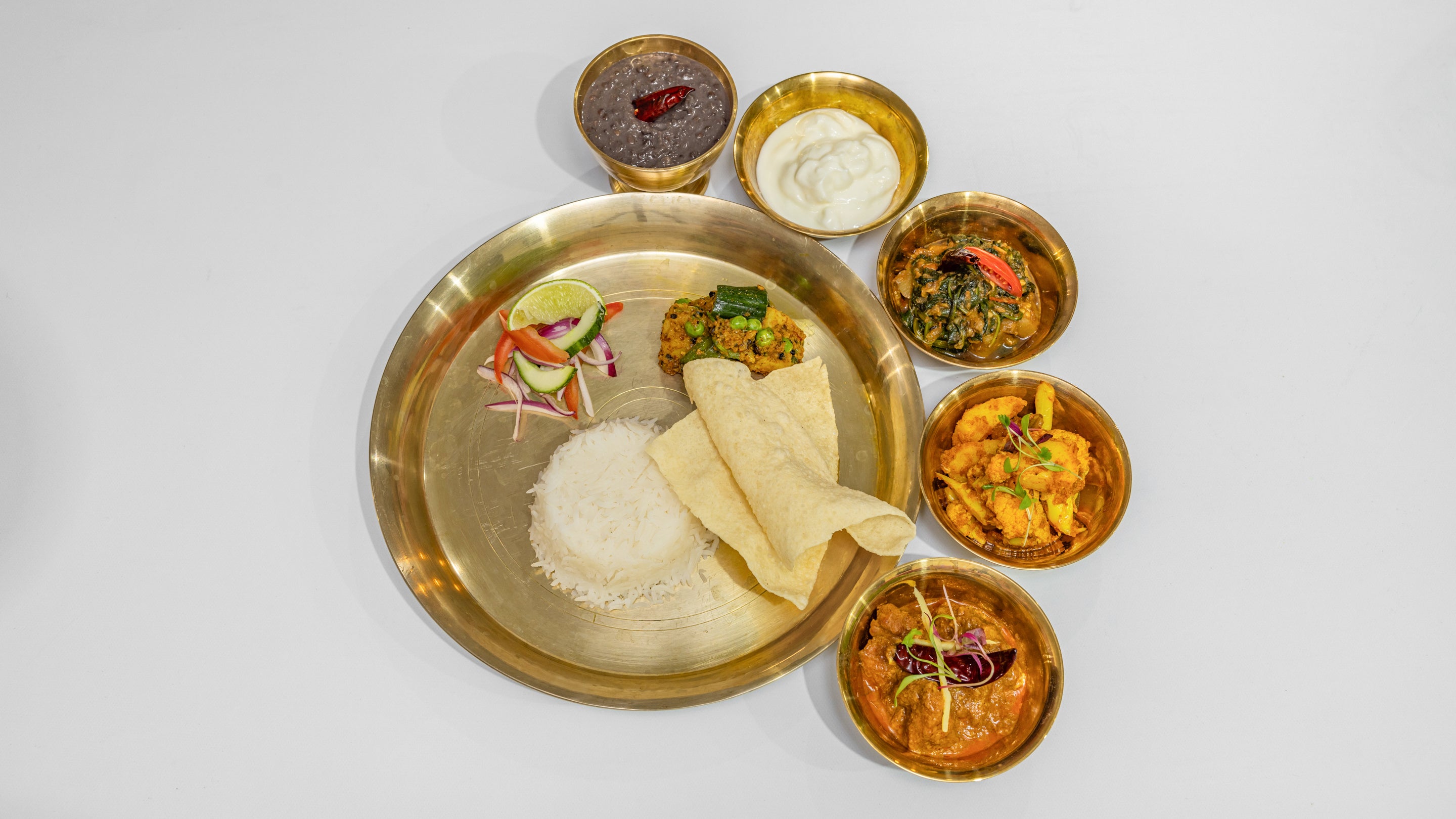 Nepali Thali Set.