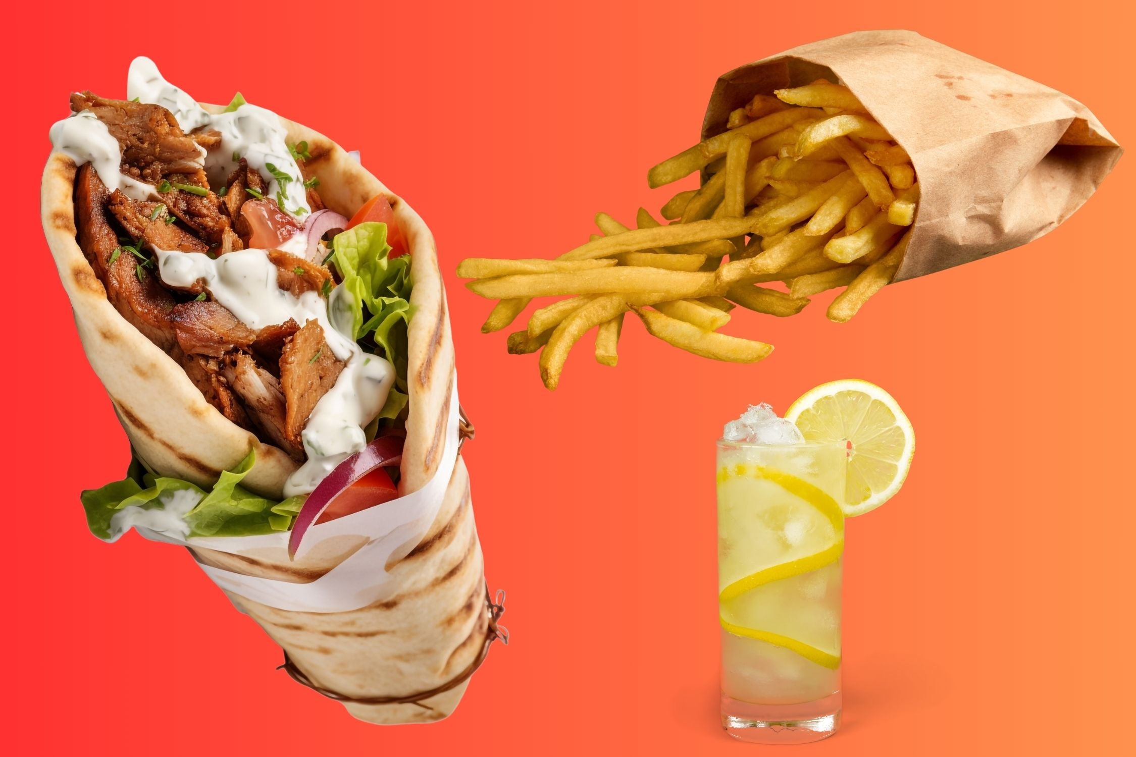 Super Gyro Meal for 1