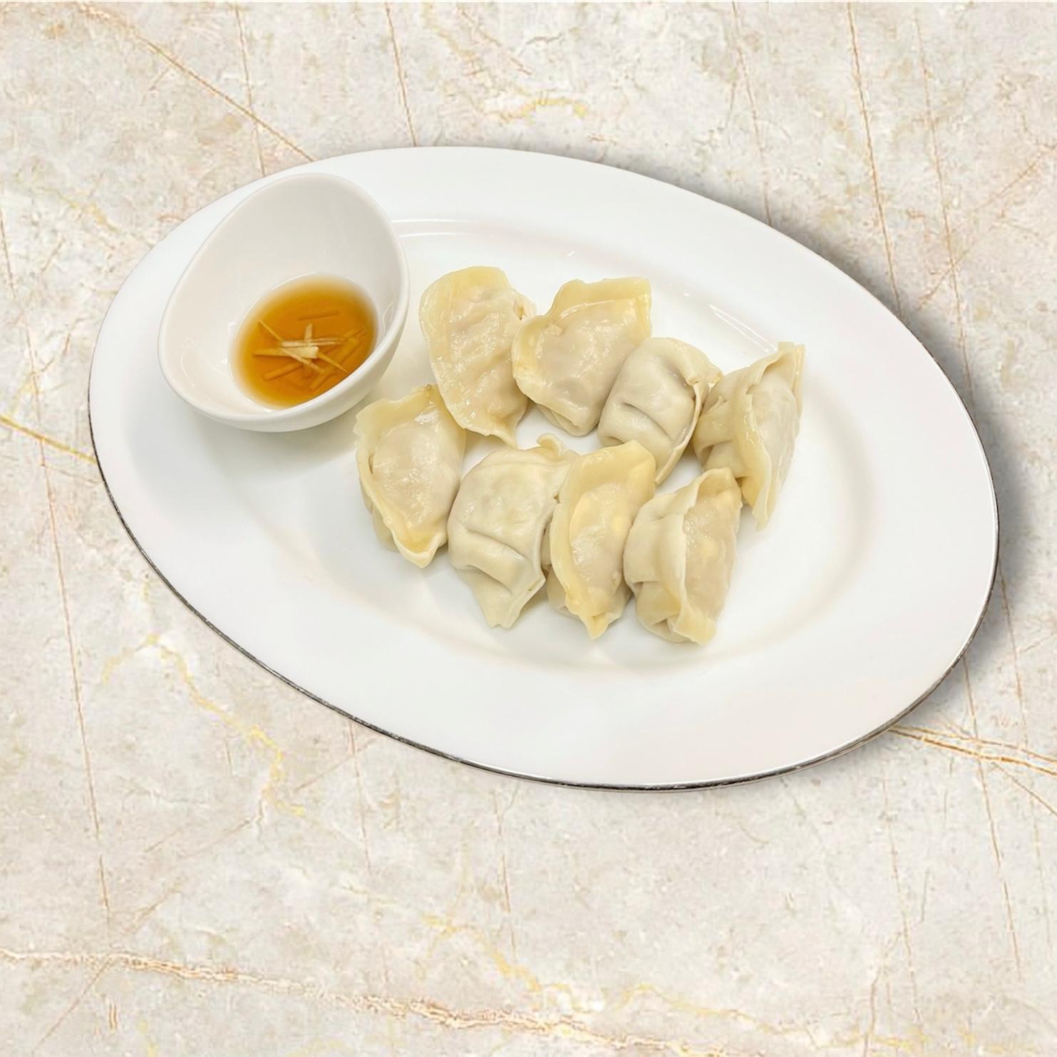 Steamed Vegetables Dumplings (8) (VE) 蒸菜餃