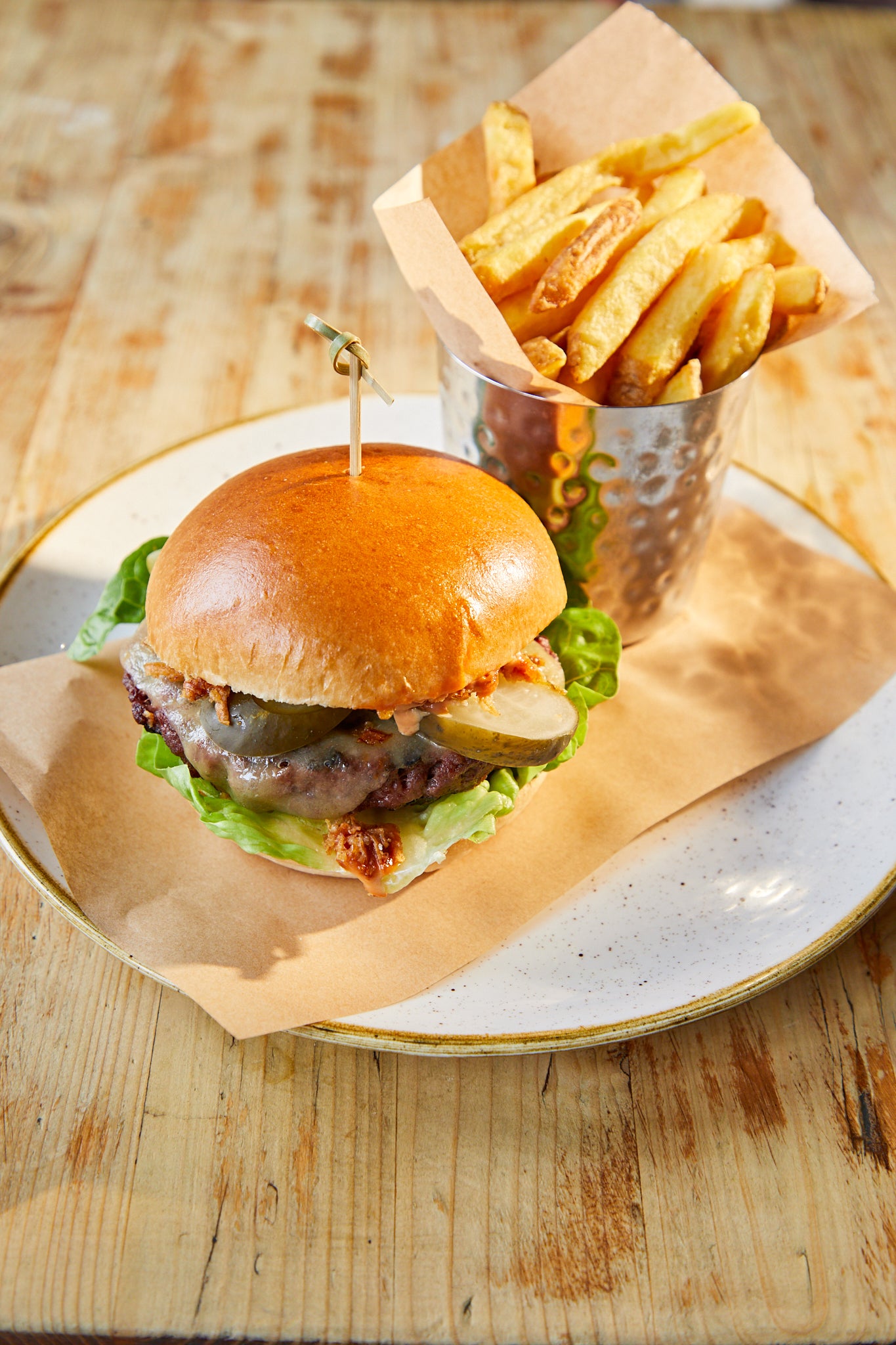 Livelyhood Beef Burger & Fries