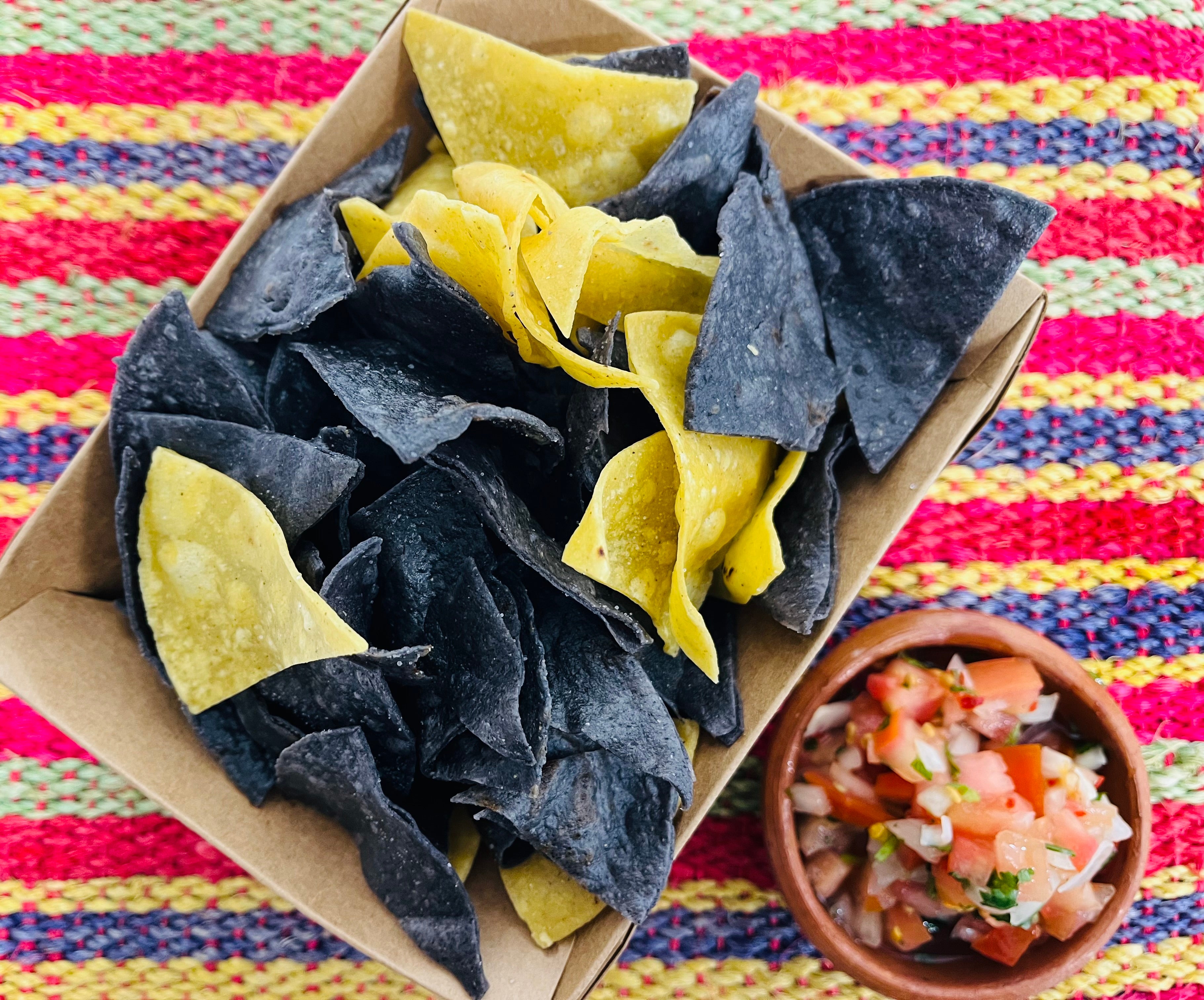 Tortilla chips with Pico de gallo