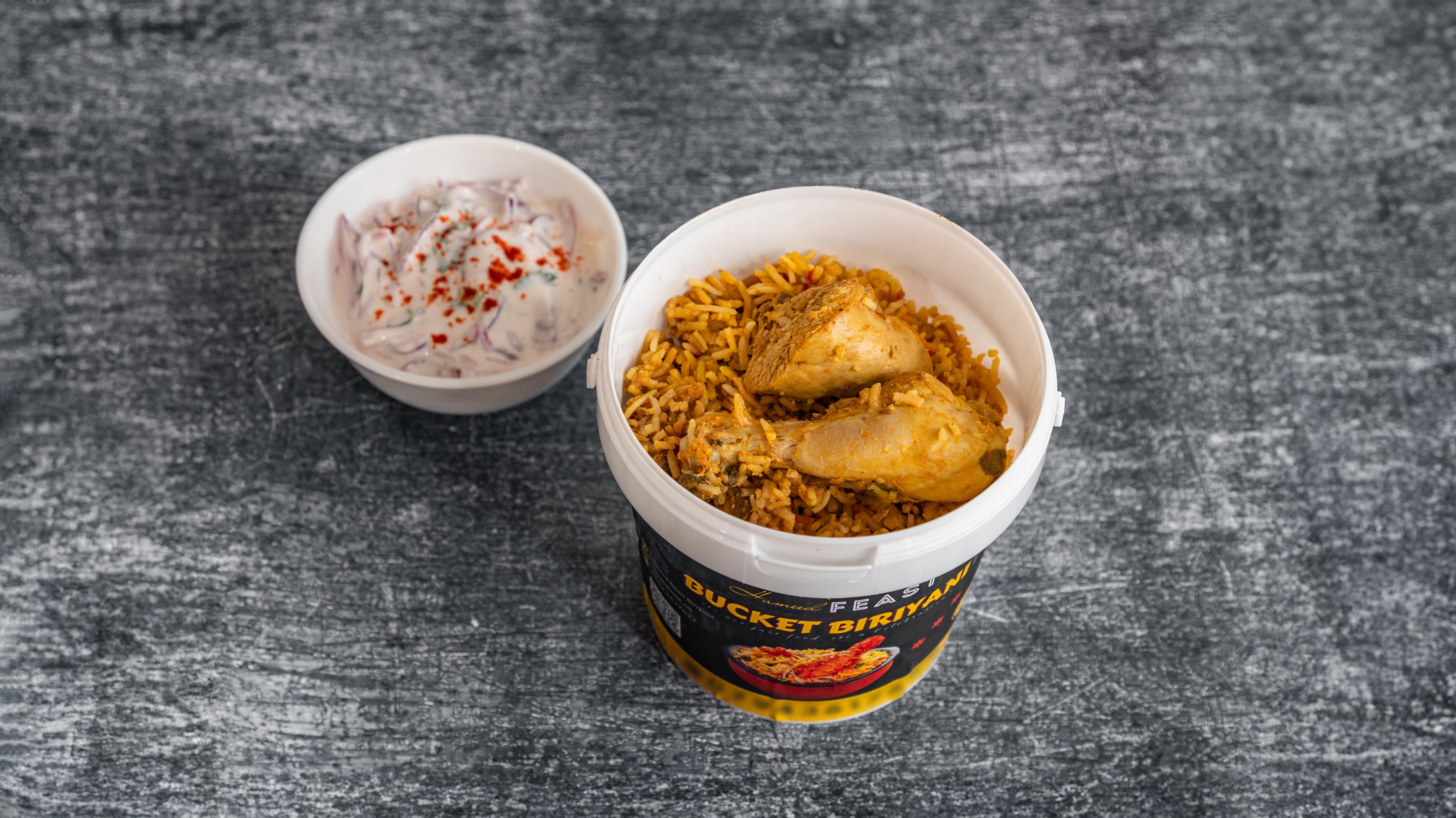 Chicken Bucket Biriyani (For 1 Person)