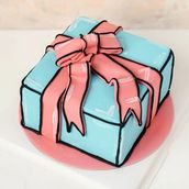 Gift Cartoon Cake by NJD
