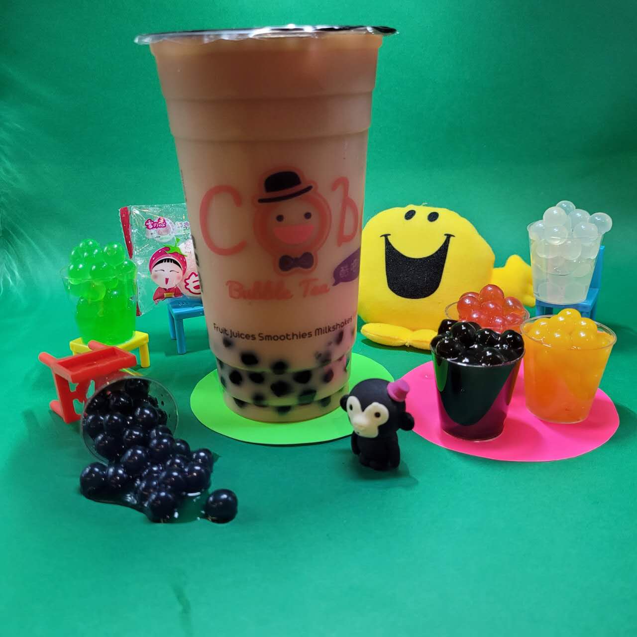 Rose milk tea