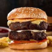 Lord's Double Cheese Fest Burger