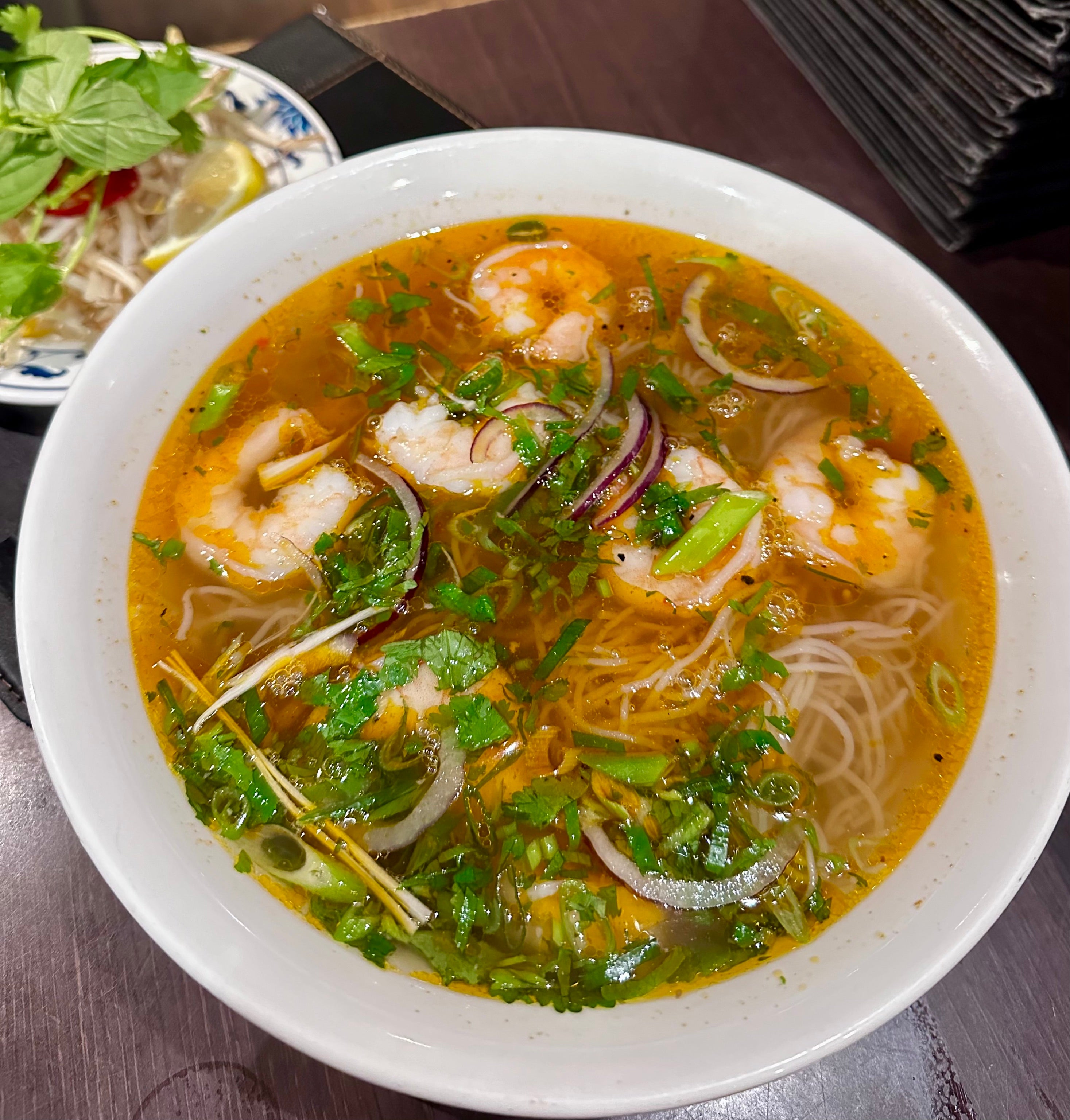 Bún Huế with Prawns