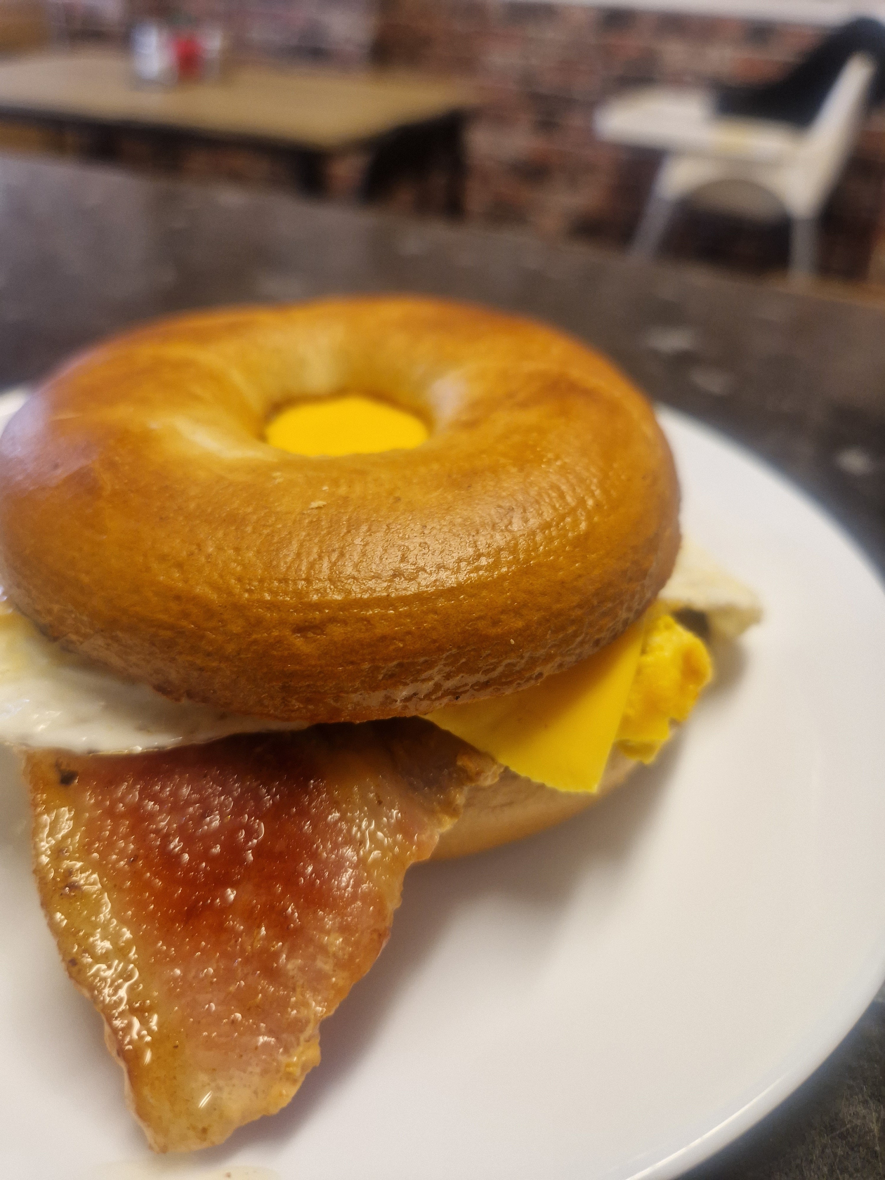 Bacon, Egg and Cheese Bagel