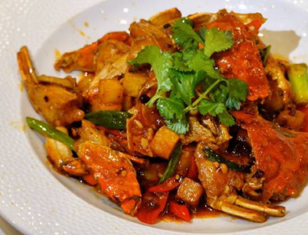 麻辣香锅蟹&土豆 Spicy Hotpot Crab with Potato