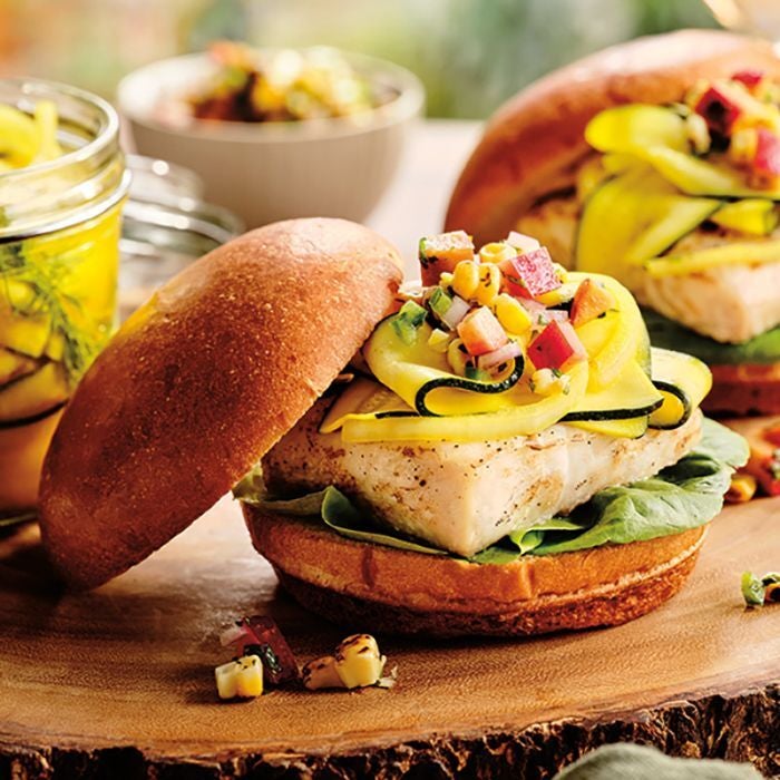 Grilled Fish Burger