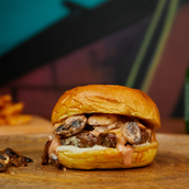 Mushroom Burger Meal