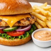Chicken Cheese Burger