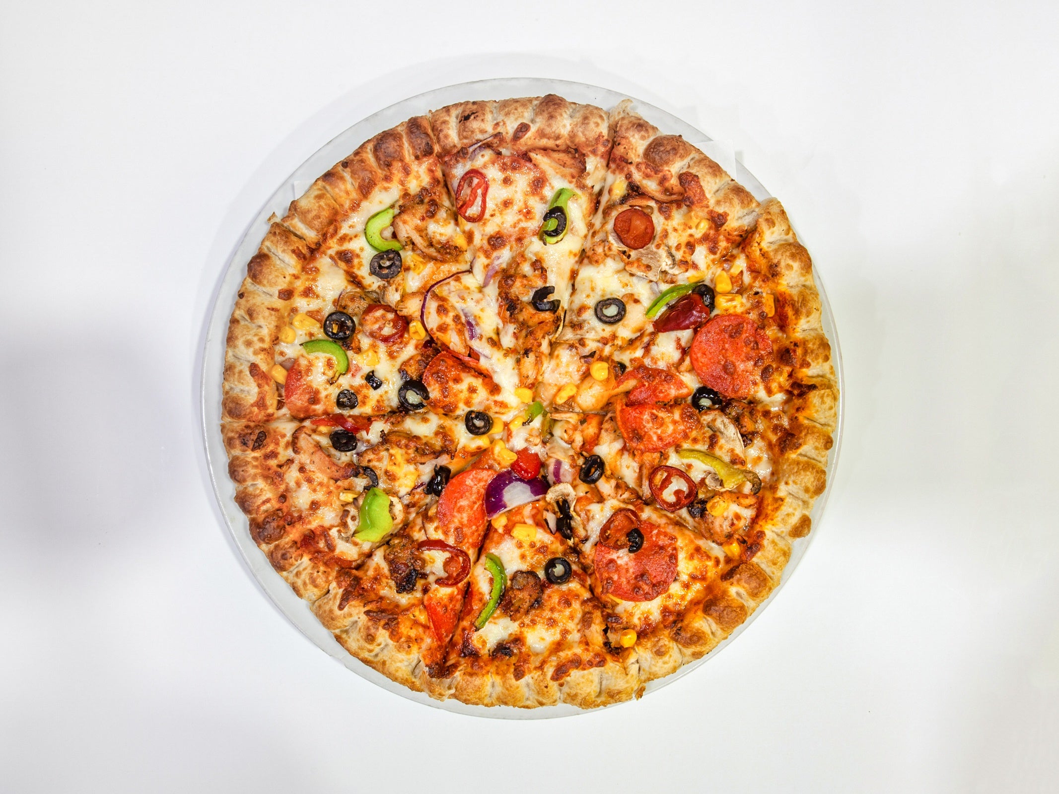Meatball Pizza