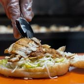 Chicken doner meal