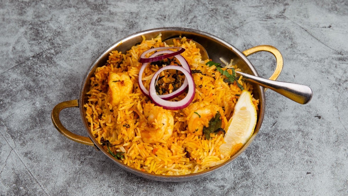 Samundri Biryani (King Prawn)