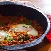 Eggs with Meat