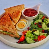 Boiled Egg Sandwich