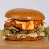 Oregano's Hot Nashville Chicken Burger
