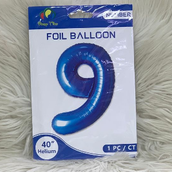 Number 9 In Blue