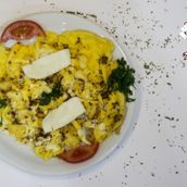 Eggs With Halloumi