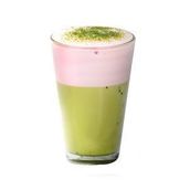 Raspberry Cold Foam Matcha