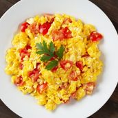 Plate Egg Tomat 
