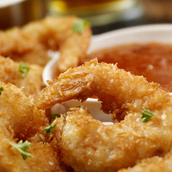 Golden Fried Prawns