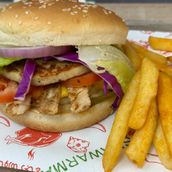 Happiness Chicken Burger