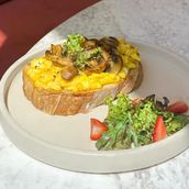 Egg Toast Mushroom