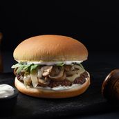 Mushroom & Swiss Burger