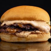 Order 1 Mushroom and Cheese Burger and Get 1 Free