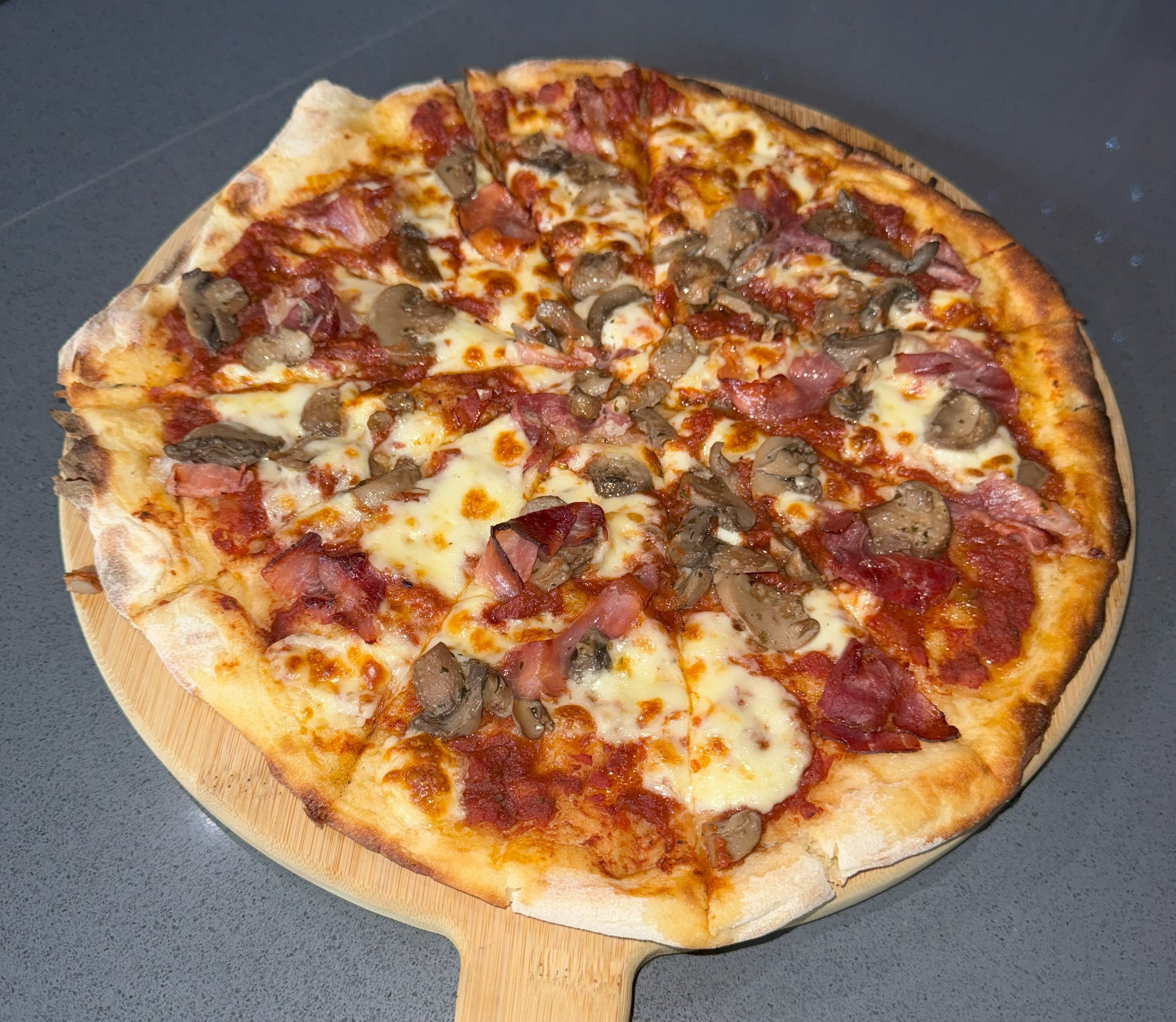 Ham & Shroom Pizza
